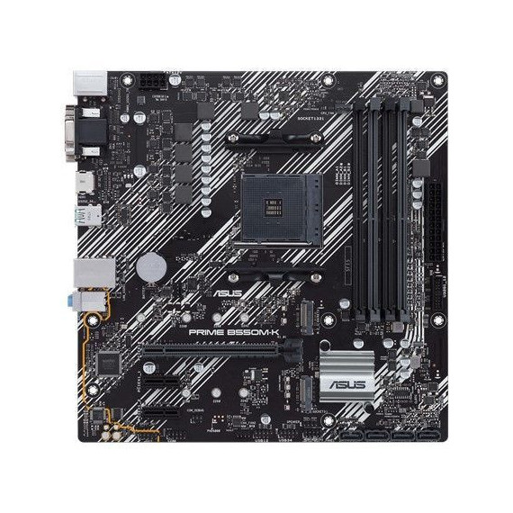 ASUS Prime B550M-K (AM4) 4DDR4 Dvi-d HDMI RJ45 Matx