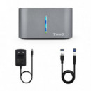 Docking Station TOOQ Hdd/ssd 2.5"/3.5" USB 3.0/3.1 Gris (TQDS-805G)