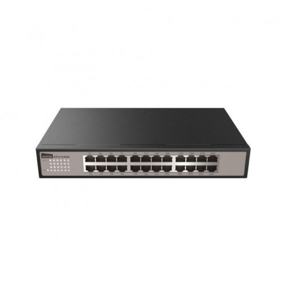 Switch NETIS 24XRJ45 Gbe Rack Negro (ST3124GS)