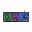 Kit Teclado + Ratón MARS GAMING Led Rgb USB óptico Negro (mcptkles)