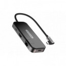 Adaptador SITECOM Usb-c a 2X Usb-a/usb-c Pd 100W/HDMI/RJ45 (CN-394)