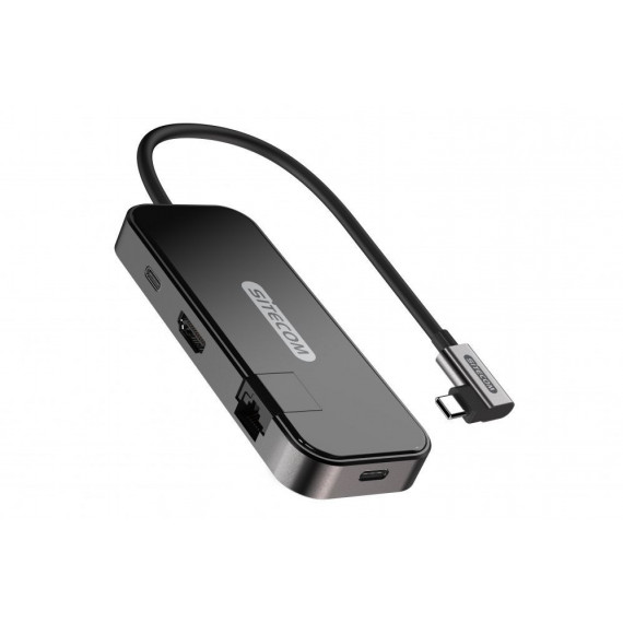 Adaptador SITECOM Usb-c a 2X Usb-a/usb-c Pd 100W/HDMI/RJ45 (CN-394)