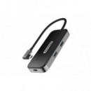 Adaptador SITECOM Usb-c a 2X Usb-a/usb-c Pd 100W/HDMI/RJ45 (CN-394)
