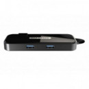 Adaptador SITECOM Usb-c a 2X Usb-a/usb-c Pd 100W/HDMI/RJ45 (CN-394)