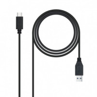 Nanocable Usb-a/m a Usb-c/m 1.5M Negro  NANO - Guanxe Atlantic Marketplace