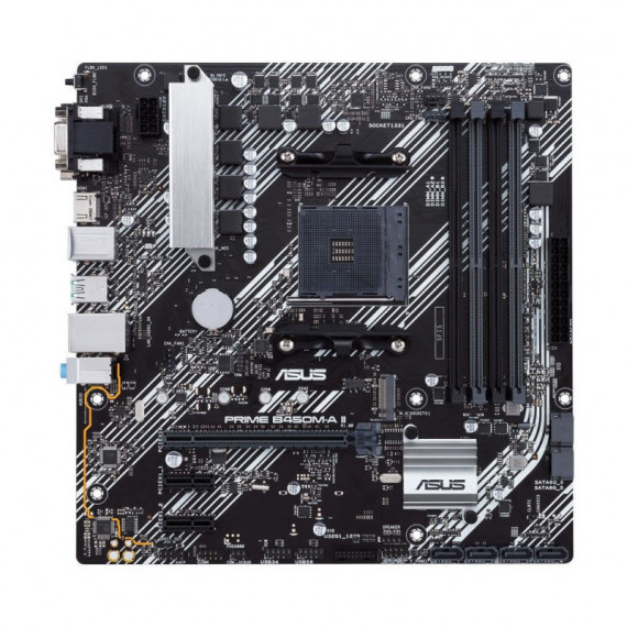 ASUS Prime B450M-A Ii (AM4) 4DDR4 VGA DVI HDMI Matx