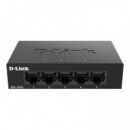 Switch D-LINK 5XRJ45 Gbe Negro (DGS-105GL)