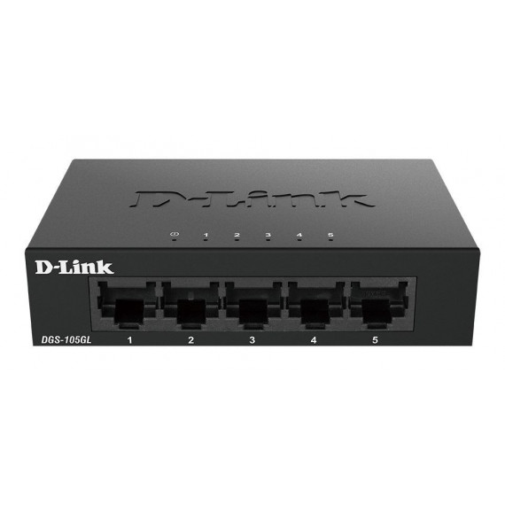 Switch D-LINK 5XRJ45 Gbe Negro (DGS-105GL)