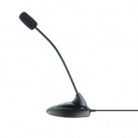 Micrófono TOOQ Multimedia Flexible Negro (TQMM-213)