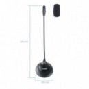 Micrófono TOOQ Multimedia Flexible Negro (TQMM-213)