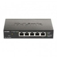 Switch D-LINK 5P 10/100/1000 Gestionado Negro (DGS-1100-05V2)