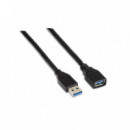 Cable AISENS Usb-a 3.0/M a Usb-a 3.0/H 2M Negro (A105-0042)