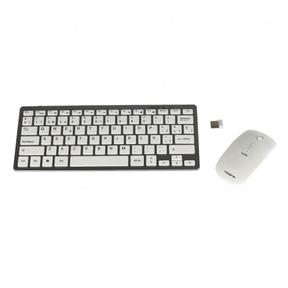 Teclado + Ratón TACENS Levis Rf Bt óptico Blanco (6LEVISCOMBOV2)