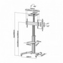 Soporte de Suelo AISENS 37"-70" 50KG Ruedas (FT70TRE-037)