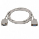 Cable AISENS RS232 DB9/M a DB9/H 1.8M Beige (A112-0065)