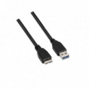 Cable AISENS Usb-a/m a Micro Usb-b/m 1M Negro (A105-0043)