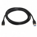 Cable AISENS Usb-a/m a Micro Usb-b/m 1M Negro (A105-0043)