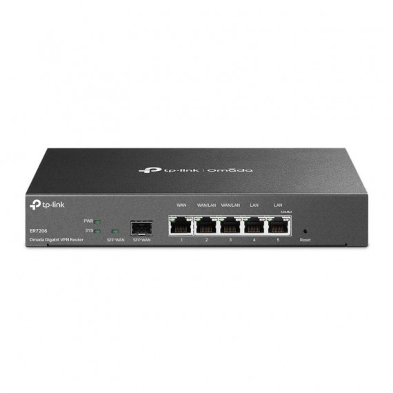 Router TP-LINK Vpn Gigabit Ethernet Lan Negro (TL-ER7206)