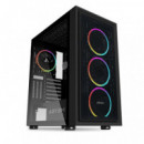 Caja Gaming Abysm Danube Kamp Argb ATX Negra (AB812107)  ABYSM GAMING