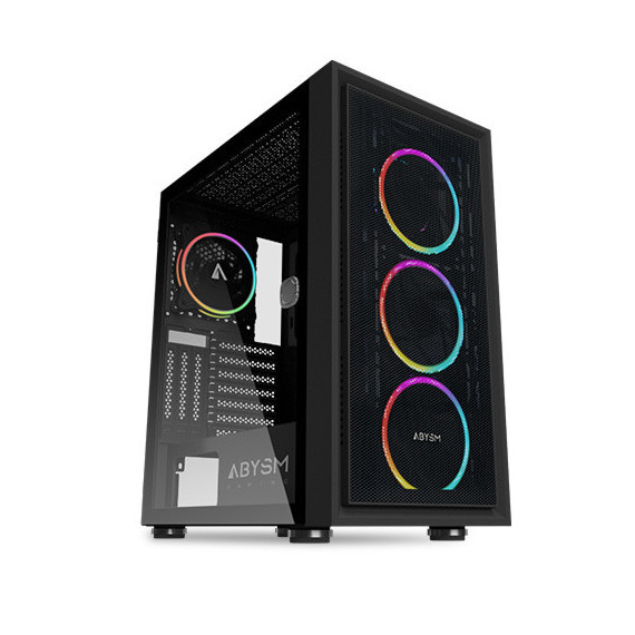 Caja Gaming Abysm Danube Kamp Argb ATX Negra (AB812107)  ABYSM GAMING