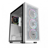 Caja Gaming Abysm Danube Kamp Rgb ATX Blanca (AB812108)  ABYSM GAMING - Guanxe Atlantic Marketplace