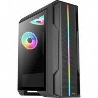 Caja AEROCOOL Splinter Duo V1 ATX Negra (SPLINTERDUOBKV1)