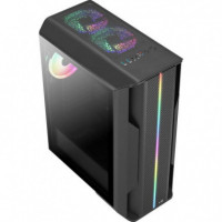 Caja AEROCOOL Splinter Duo V1 ATX Negra (SPLINTERDUOBKV1)