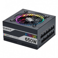 Fuente UNYKA Atilius ATX 650W Rgb 80+ Gold (UK521203) - Guanxe Atlantic Marketplace