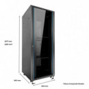 Armario Suelo Aiten 19" 47U 600X800 Accesorios (F80.68.47)  AITEN DATA