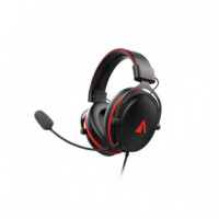 Auriculares con Micrófono Abysm AG700 Pro 7.1 Negro/rojo (AB854001)  ABYSM GAMING - Guanxe Atlantic Marketplace