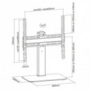 Soporte de Mesa EQUIP 32-55" Máx 40KG Negro (EQ650611)