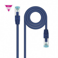 Latiguillo Nanocable CAT7 Sftp 0.5M Azul (10.20.1700-BL)  NANO - Guanxe Atlantic Marketplace
