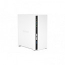 Nas QNAP 2GB SATA2/3 USB RJ45 2 Bahías Blanco (TS-233)