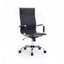 Silla Oficina EQUIP Respaldo Alto Negro (EQ651001)