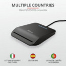 Lector Tarjetas TRUST Usb-a 2.0 Dnie Negro (23890)