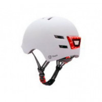 Casco YOUIN Led Frontal/trasera Talla M Blanco (MA1011M)