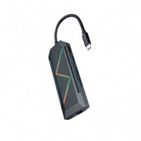Hub Nanocable Usb-c a Usb-a/c HDMI RJ45 (10.16.0801)  NANO - Guanxe Atlantic Marketplace