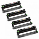 Tambor BROTHER Impresión Led Pack Negro/tricolor (DR243CL)