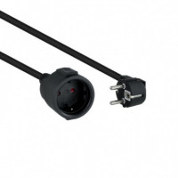 Nanocable Schuko/h a Schuko/m 2M Negro (10.22.0602-BK)  NANO - Guanxe Atlantic Marketplace