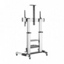 Soporte Suelo AISENS 60-100" Ruedas Plata (FT100TE-125)