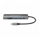 Docking Station CONCEPTRONIC Usb-c 6 en 1 Pd 60W (DONN11G)