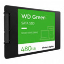 Ssd Wd Green 2.5" 480GB SATA3 (WDS480G3G0A)  WESTERN DIGITAL
