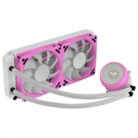 Refrigeración Líquida Cpu AEROCOOL 2X120MM Argb Rosa (MIRAGEL240PK)