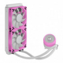 Refrigeración Líquida Cpu AEROCOOL 2X120MM Argb Rosa (MIRAGEL240PK)