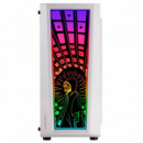 Caja MARS GAMING Rgb ATX Matx Mini-itx Blanca (mcartw)