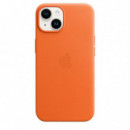 Funda Apple 6.1" Cuero Iphone 14 Naranja (MPP83ZM/A)  APPLE