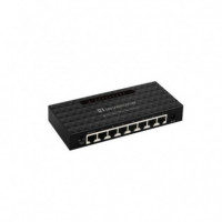 Switch LEVELONE 8XRJ45 Gbe Gestionado Negro (GEU-0821)