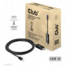 Cable CLUB 3D Mini Dp/m a Hdmi/m 1.8M Negro (CAC-1187)
