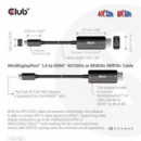Cable CLUB 3D Mini Dp/m a Hdmi/m 1.8M Negro (CAC-1187)
