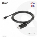 Cable CLUB 3D Mini Dp/m a Hdmi/m 1.8M Negro (CAC-1187)